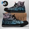 Acdc Rock Band, Acdc Symbol Shoes, Acdc High Top Canvas Shoes