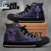 Black Sabbath Purple Cross, Black Sabbath High Top Canvas Shoes , Black Sabbath Gift For Fans 3 Black Sabbath Purple Cross, Black Sabbath High Top Canvas Shoes , Black Sabbath Gift