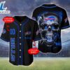 Buffalo Bills NFL Skull Logo Personalized Baseball Jersey - Gift For Halloween 2 Buffalo Bills NFL Skull Logo Personalized Baseball Jersey