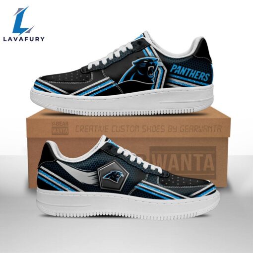 Carolina Panthers Air Sneakers Custom Force Shoes For Fans NFL Shoes