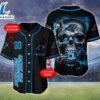 Carolina Panthers NFL Skull Logo Personalized Baseball Jersey - Gift For Halloween 3 Carolina Panthers NFL Skull Logo Personalized Baseball Jersey
