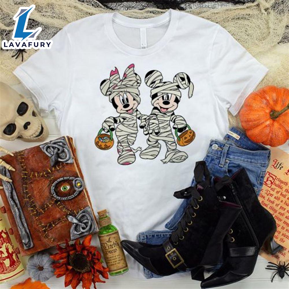 Cheap Disney Mickey And Minnie Mummies Costume Mickey Halloween Shirt - Gift For Halloween Cheap Disney Mickey And Minnie Mummies Costume Mickey Halloween Shirt - Gift For Halloween