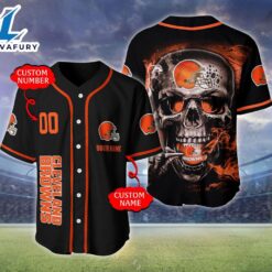 Cleveland Browns NFL Skull Logo…
