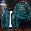 For Man And Women Custom Name Camo Jacksonville Jaguars Personalized Puffer Jacket 2 Custom Name Camo Jacksonville Jaguars Personalized Puffer Jacket
