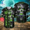 Custom Number And Name Seattle Seahawks NFL Baseball Jersey - Gift For Halloween 2 Custom Number And Name Seattle Seahawks NFL Baseball Jersey