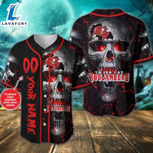 Custom Number And Name Tampa Bay Buccaneers NFL Baseball Jersey – Gift  For Halloween