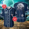 Dallas Cowboys Horror Movie Personalized Baseball Jersey - Gift For Halloween 2 Dallas Cowboys Horror Movie Personalized Baseball Jersey