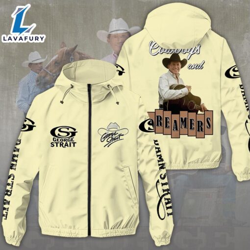 Rock Music 3D Windbreaker Jacket –  George Strait 3D Windbreaker Jacket For Man And Women
