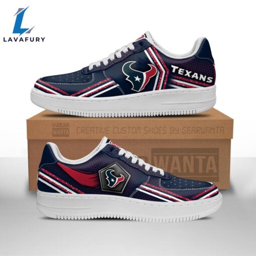 Houston Texas Air Sneakers Custom Force Shoes For Fans NFL Shoes