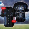 Indianapolis Colts NFL Skull Logo Personalized Baseball Jersey - Gift For Halloween 2 Indianapolis Colts NFL Skull Logo Personalized Baseball Jersey