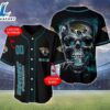 Jacksonville Jaguars NFL Skull Logo Personalized Baseball Jersey