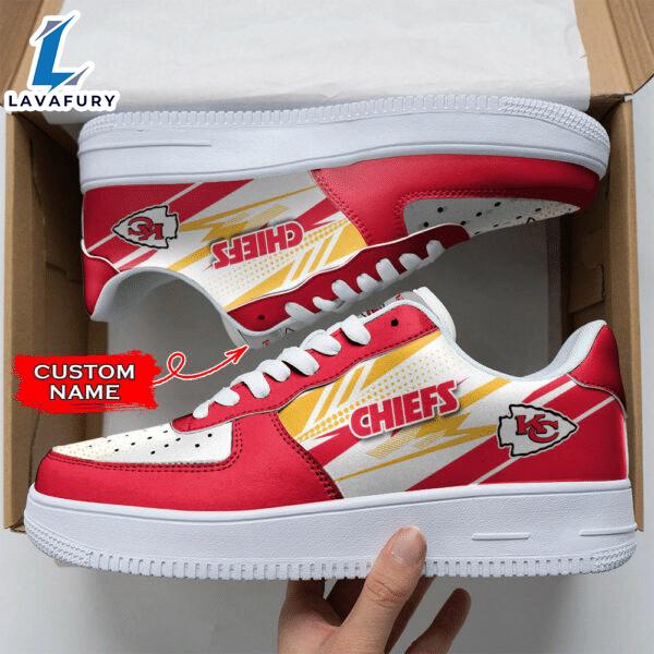 Kansas City Chiefs NFL Personalized Air Force 1 Shoes NFL Shoes Kansas City Chiefs NFL Personalized Air Force 1 Shoes NFL Shoes