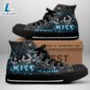 Kiss Band End Of The Road Blue Shoes, Kiss Band High Top Shoes
