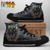 Kiss Band End Of The Road Grey Shoes, Kiss Band High Top Shoes