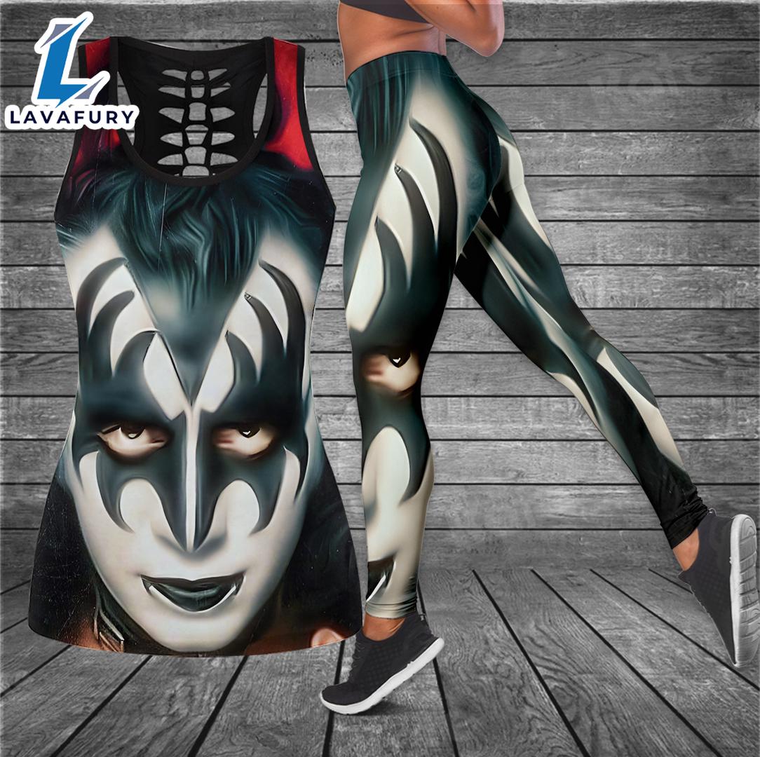 Kiss Band Hollow Tank Top For Women For Fans Kiss Band Hollow Tank Top For Women For Fans