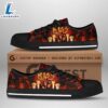 Kiss Band Members Red Shoes, Kiss Band Low Top Shoes
