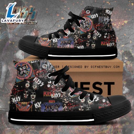 Kiss Band Members’s Stickers, Kiss Band High Top Shoes For Fans