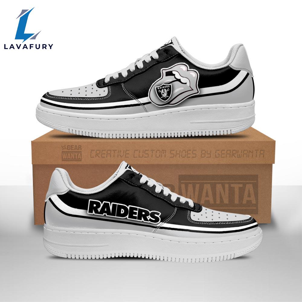 Las Vegas Raiders Air Sneakers Custom Force Shoes Sexy Lips For Fans NFL Shoes Las Vegas Raiders Air Sneakers Custom Force Shoes Sexy Lips For Fans NFL Shoes