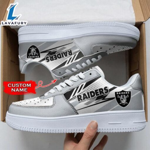 Las Vegas Raiders NFL Personalized Air Force 1 Shoes NFL Shoes