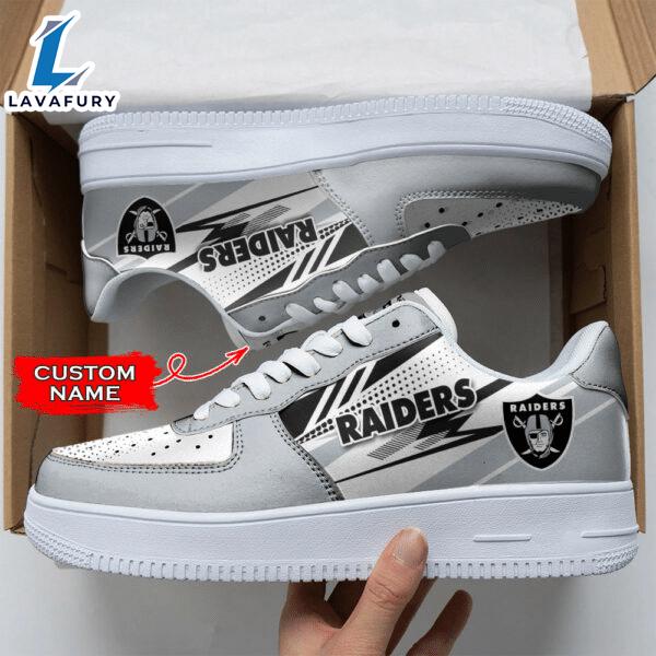 Las Vegas Raiders NFL Personalized Air Force 1 Shoes NFL Shoes Las Vegas Raiders NFL Personalized Air Force 1 Shoes NFL Shoes