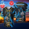 Los Angeles Chargers Halloween Cusom Name And Number Baseball Jersey