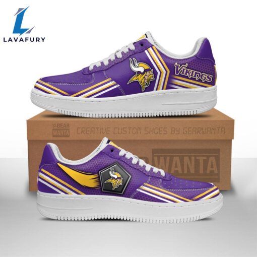 Minnesota Vikings Air Sneakers Custom Force Shoes For Fans NFL Shoes