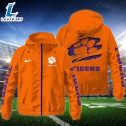NCAA Clemson TigersCustom Name Windbreaker…