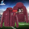NCAA Florida State Seminoles Football Windbreaker Outdoor Jacket - Custom Name