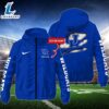 NCAA Kentucky Wildcats Football Windbreaker Outdoor Jacket - Custom Name
