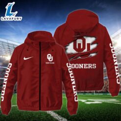 NCAA Oklahoma SoonersCustom Name Windbreaker…