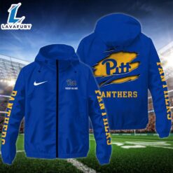 NCAA Pittsburgh PanthersCustom Name Windbreaker…
