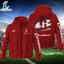 NCAA Stanford CardinalCustom Name Windbreaker…