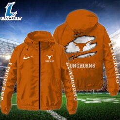 NCAA Texas LonghornsCustom Name Windbreaker…