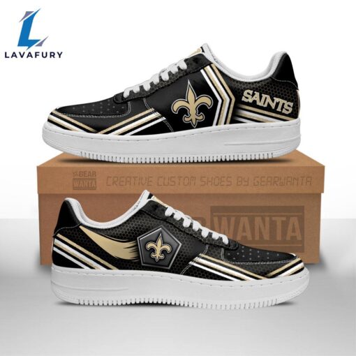 New Orlean Saints Air Sneakers Custom Force Shoes For Fans NFL Shoes