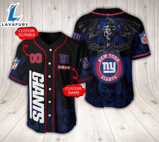 New York Giants NFL Baseball Jersey Custom Name And Number  – Gift  For Halloween