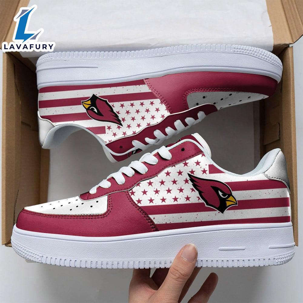 NFL Arizona Cardinals Air Force 1 Sneakers Sport Gift Summer NFL Shoes NFL Arizona Cardinals Air Force 1 Sneakers Sport Gift Summer NFL Shoes