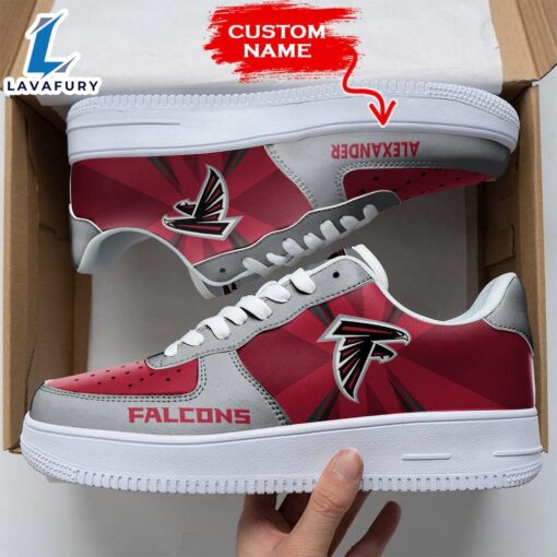 NFL Atlanta Falcons Custom Air Force 1 Sneakers For Fans NFL Shoes