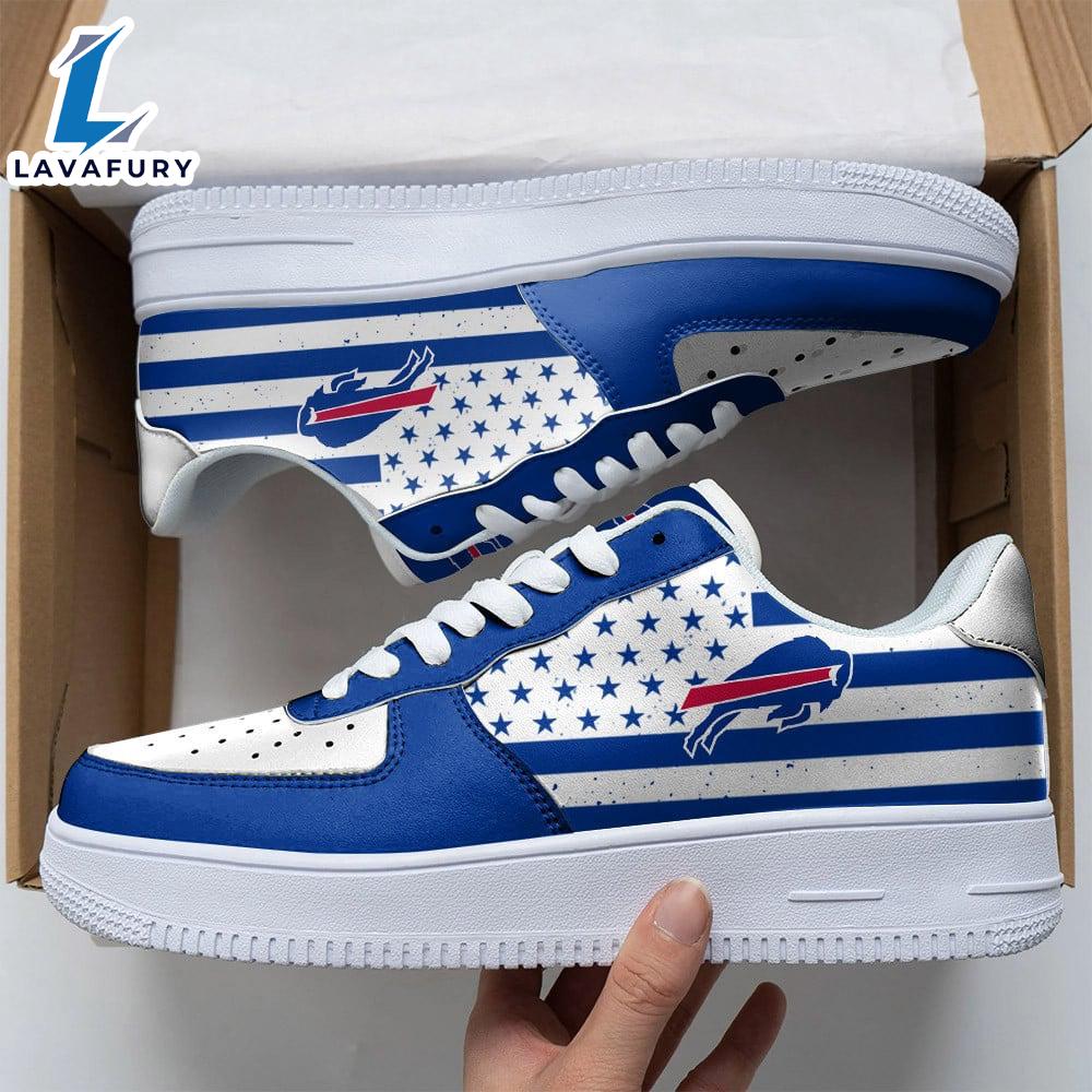 NFL Buffalo Bills Air Force 1 Sneakers Sport Gift Summer NFL Shoes NFL Buffalo Bills Air Force 1 Sneakers Sport Gift Summer NFL Shoes