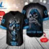 NFL Carolina Panthers Scary Halloween Personalized Baseball Jersey - Gift For Halloween 3 NFL Carolina Panthers Scary Halloween Personalized Baseball Jersey