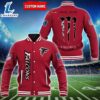NFL Custom Name Atlanta Falcons Baseball Jacket Gift Sport 2 NFL Custom Name Atlanta Falcons Baseball Jacket