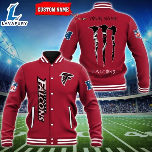 NFL Custom Name Atlanta Falcons Baseball Jacket Gift Sport