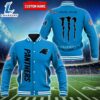 NFL Custom Name Carolina Panthers Baseball Jacket