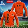 NFL Custom Name Cleveland Browns Baseball Jacket