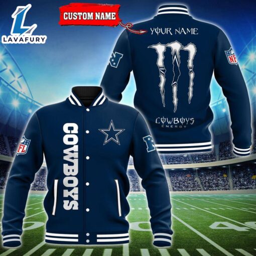 NFL Custom Name Dallas Cowboys Baseball Jacket Gift Sport