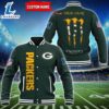 NFL Custom Name Green Bay Packers Baseball Jacket