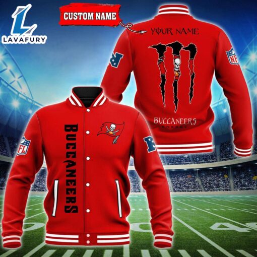 NFL Custom Name Tampa Bay Buccaneers Baseball Jacket Gift Sport