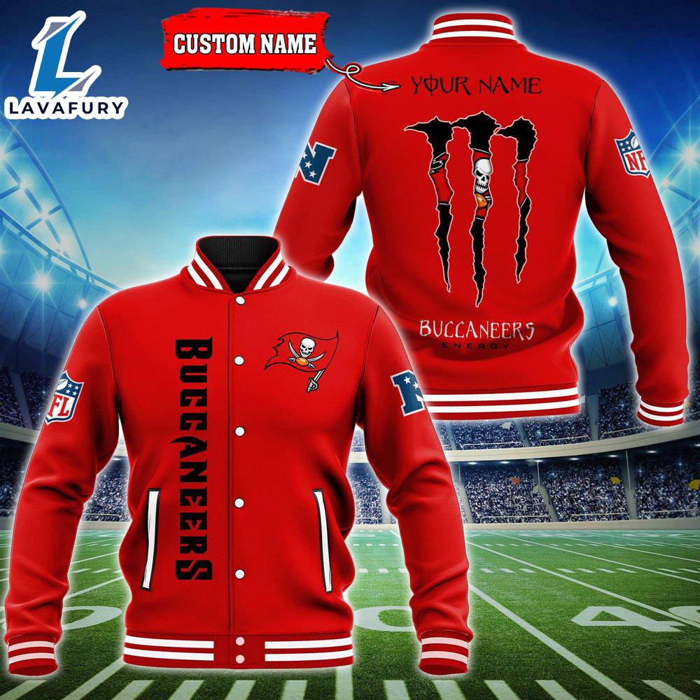 NFL Custom Name Tampa Bay Buccaneers Baseball Jacket Gift Sport NFL Custom Name Tampa Bay Buccaneers Baseball Jacket Gift Sport