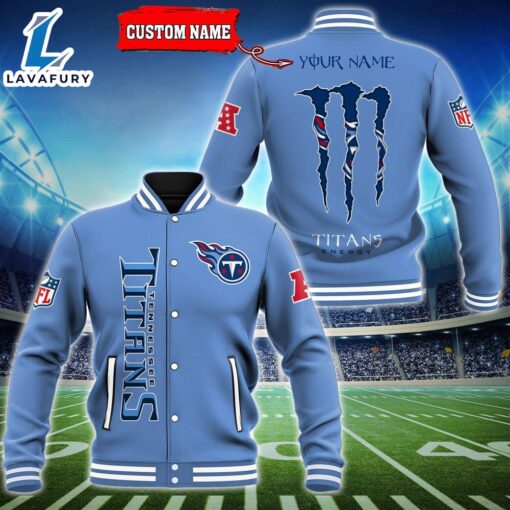 NFL Custom Name Tennessee Titans Baseball Jacket Gift Sport