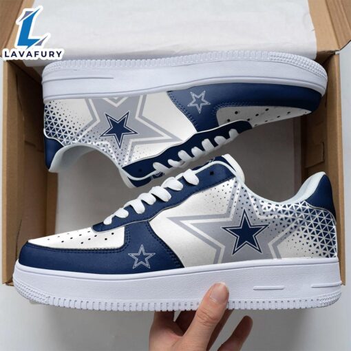 NFL Dallas Cowboys Air Force 1 Sneakers For Fans NFL Shoes