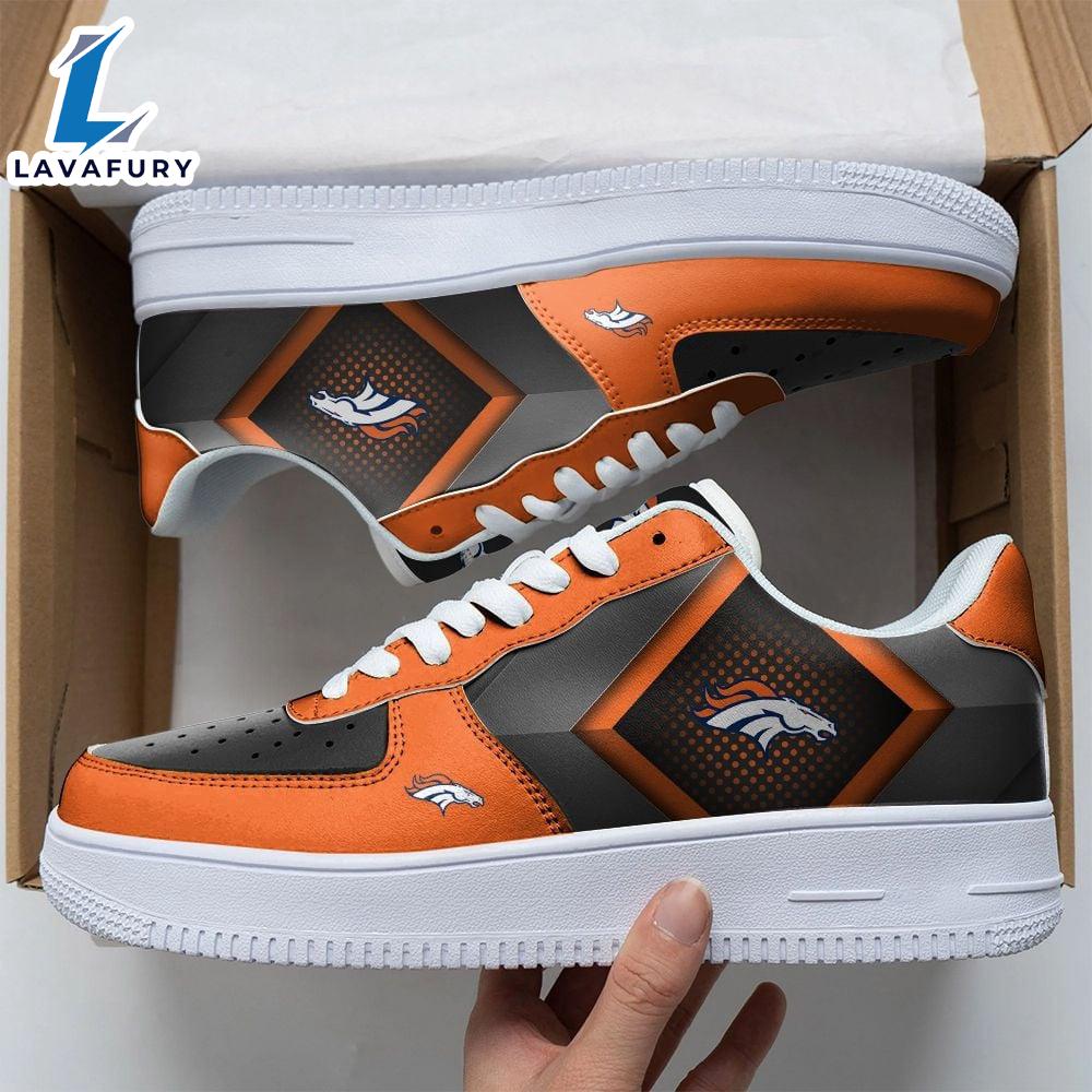 NFL Denver Broncos Air Force 1 Sneakers For Fans NFL Shoes NFL Denver Broncos Air Force 1 Sneakers For Fans NFL Shoes